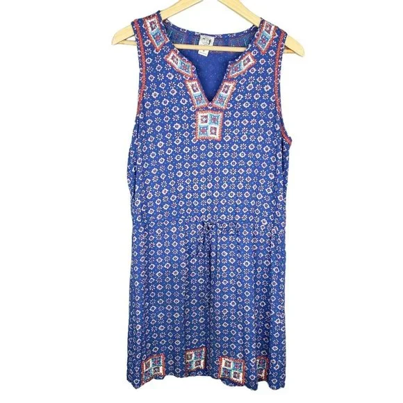 Lucky Brand | Dresses | Lucky Brand Irving Fine Multicolor Embroidered  Sleeveless Mini Dress Medium | Poshmark